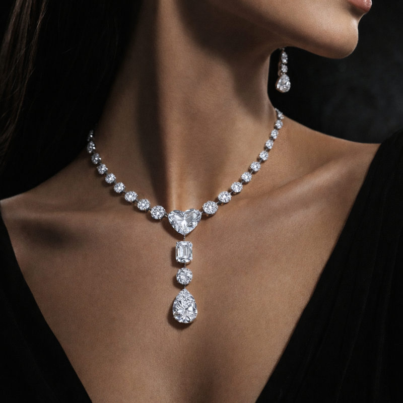 Imperial Heart Diamond Drop Necklace – Imperial Heart Diamond Drop Necklace