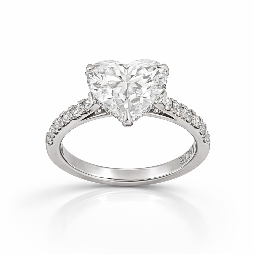 Majestic Heart Diamond Ring