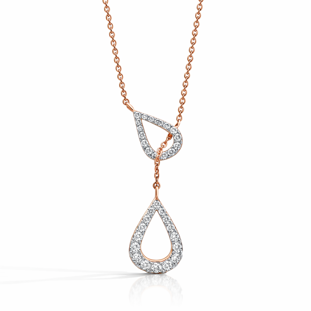 Eternal Cascade Diamond Pendant