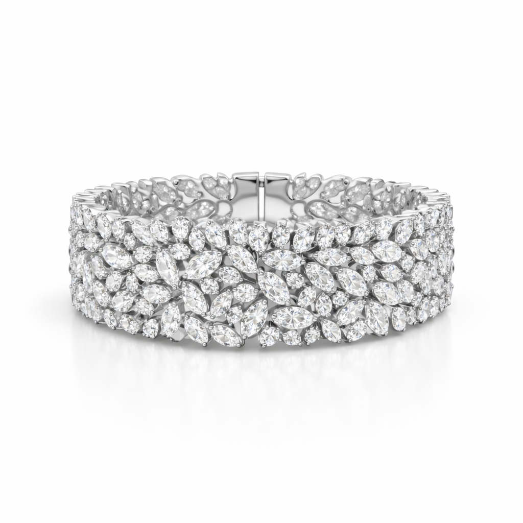 Marquise Diamond Couture Bracelet