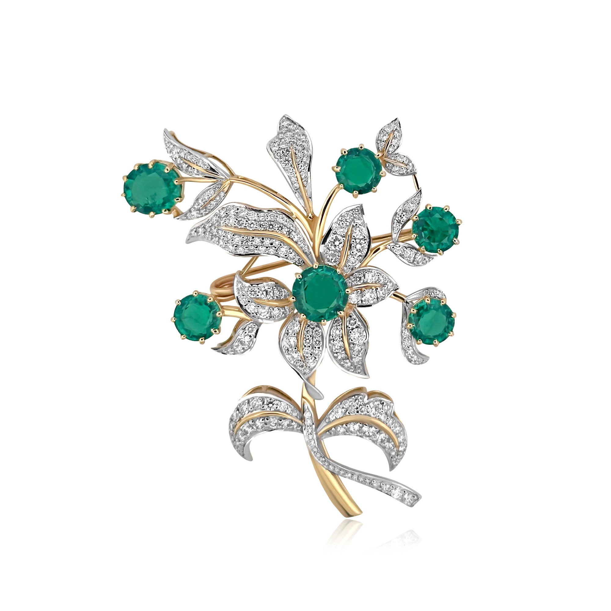 Emerald Reverie Brooch