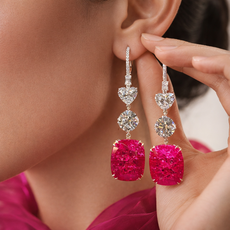 Imperial Ruby Cascade Earrings – Imperial Ruby Cascade Earrings