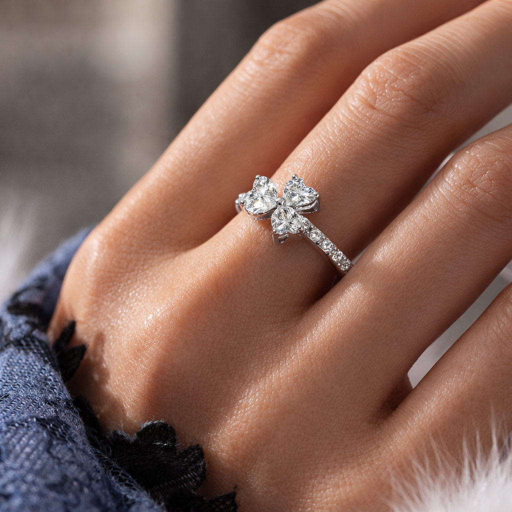 Eternal Clover Diamond Ring
