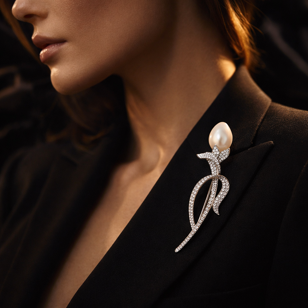 Imperial Pearl Bloom Brooch