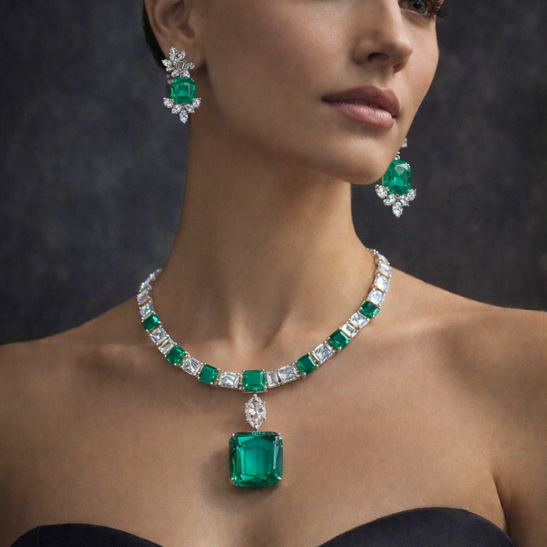Emerald Sovereign Necklace