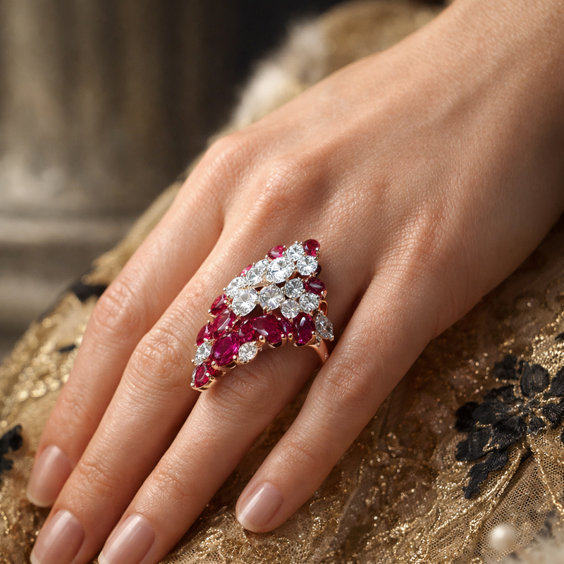 Imperial Ruby Cascade Ring – Imperial Ruby Cascade Ring