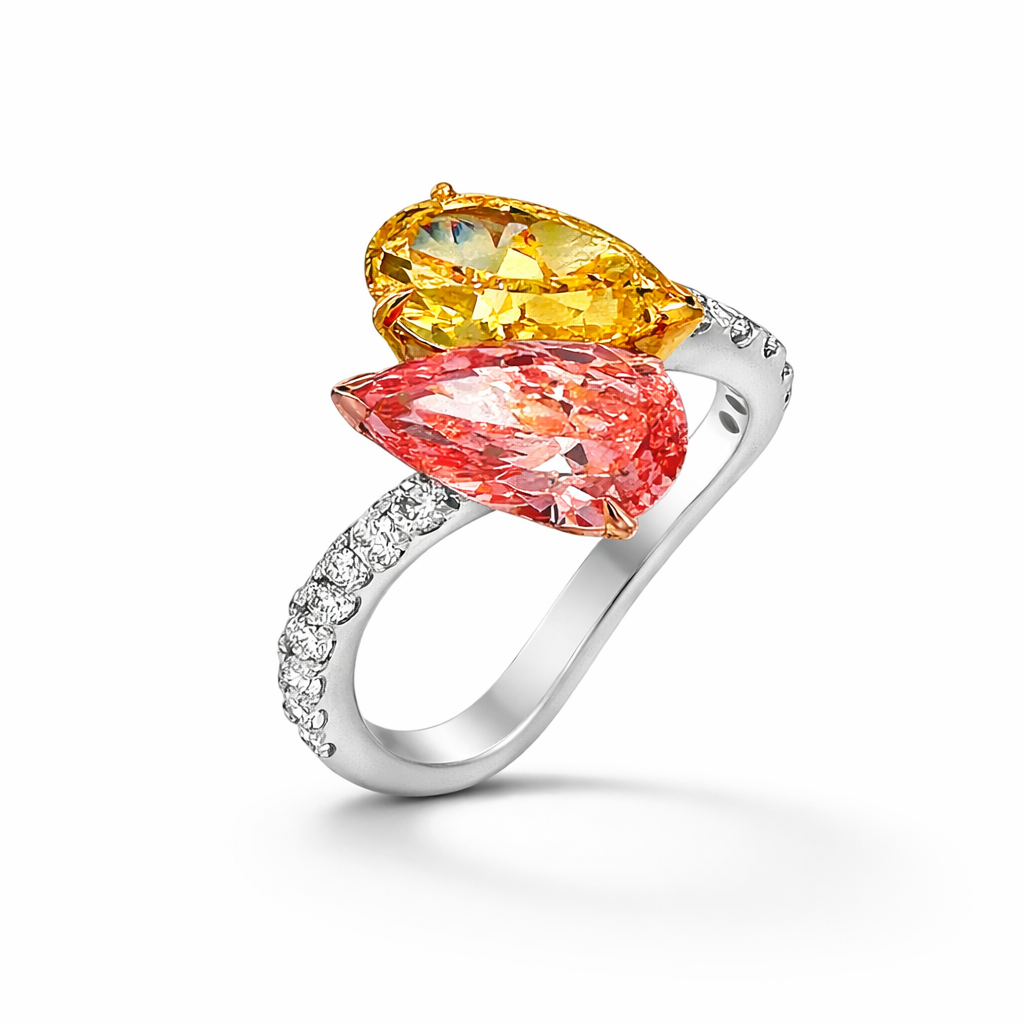 Duo Éclat Toi et Moi Ring