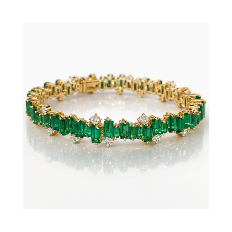 Green Majesty Diamond Bracelet – Green Majesty Diamond Bracelet