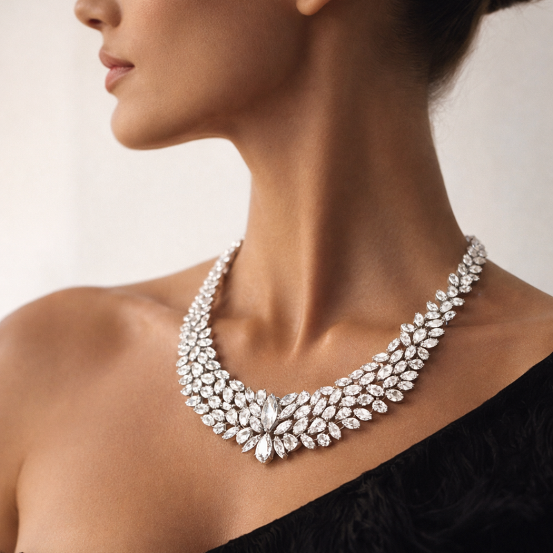 ANOR Marquise Diamond Necklace – ANOR Marquise Diamond Necklace