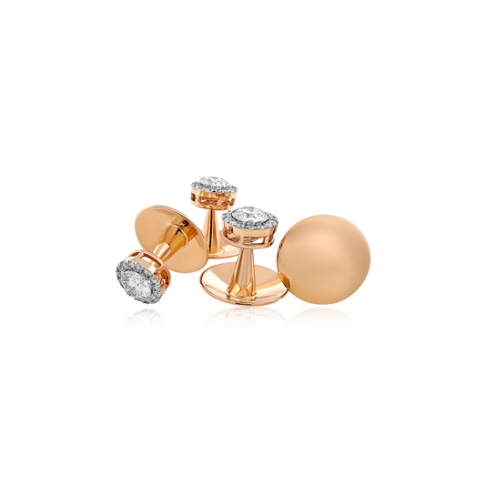 2.68 ct TW Diamond Buttons