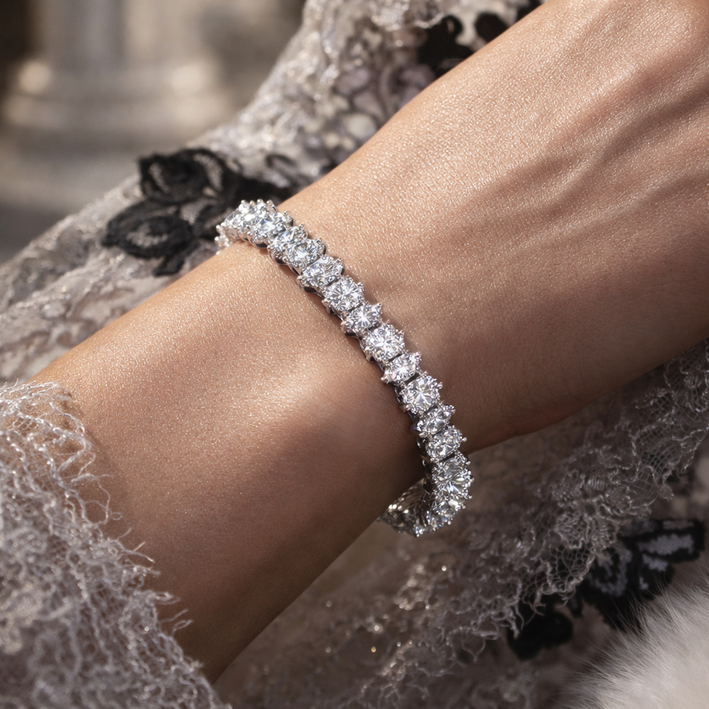 Imperial Radiance Diamond Tennis Bracelet