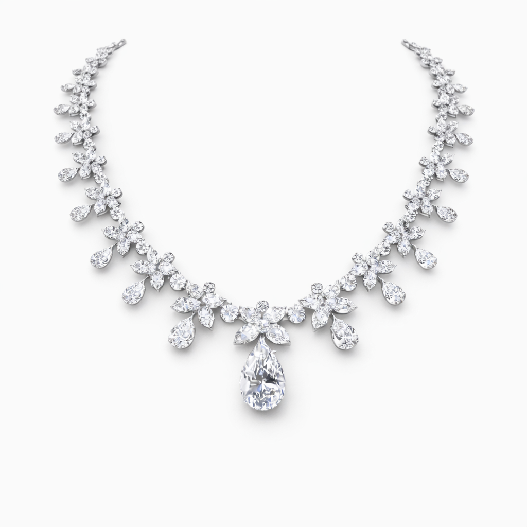 Regal Blossom Diamond Necklace