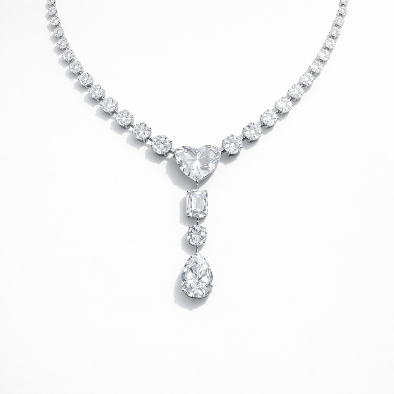 Imperial Heart Diamond Drop Necklace – Imperial Heart Diamond Drop Necklace