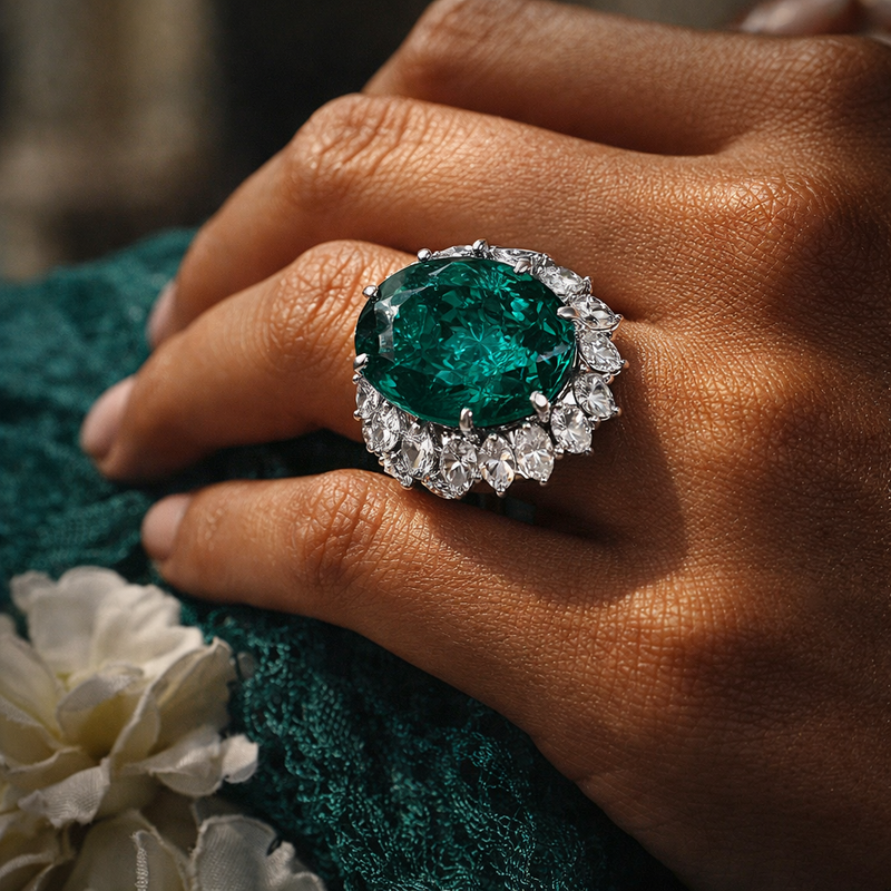 The Imperial Emerald Diamond Ring – The Imperial Emerald Diamond Ring