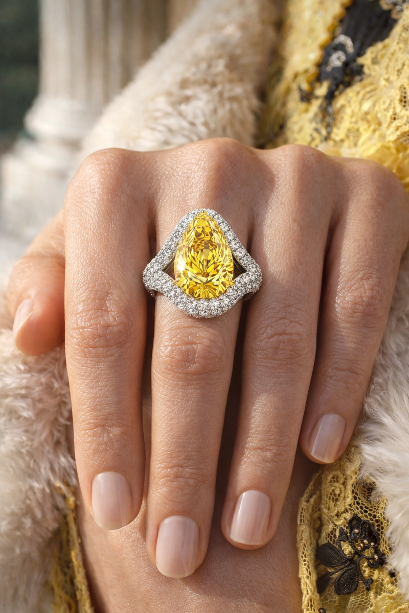 Rare Fancy Yellow Diamond Ring – Rare Fancy Yellow Diamond Ring