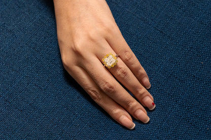 5.26 TW 4.00 CTS Diamond Ring