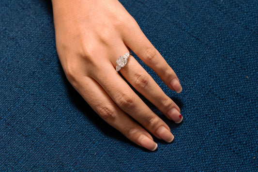 5.02 TW 3.43 CTS Diamond Ring