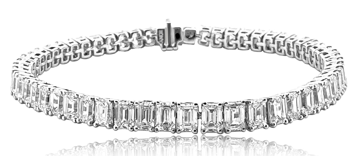 9.47 ct TW Tennis Bracelet