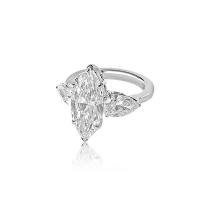 5.02 TW 3.43 CTS Diamond Ring