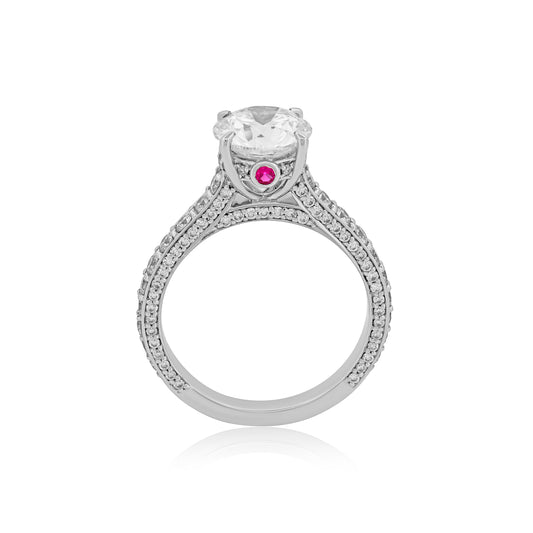4.45 TW 3.00 CTS Diamond Ring