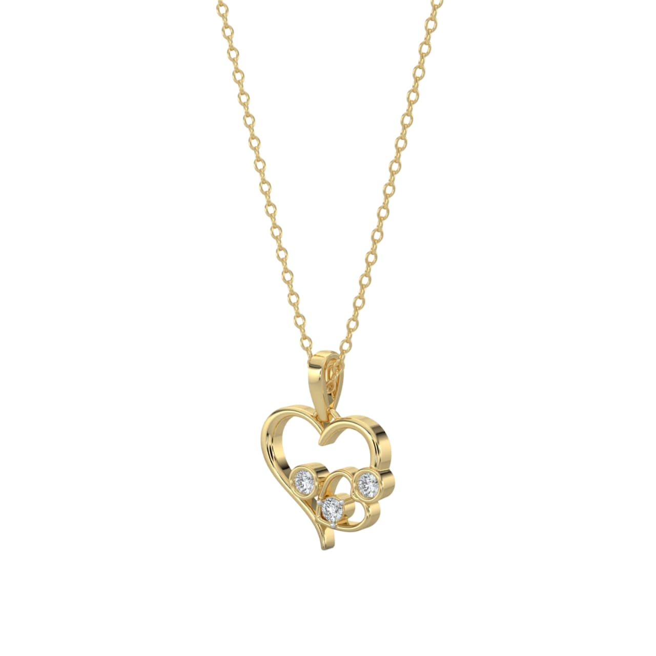 0.62 TW Diamond Pendant