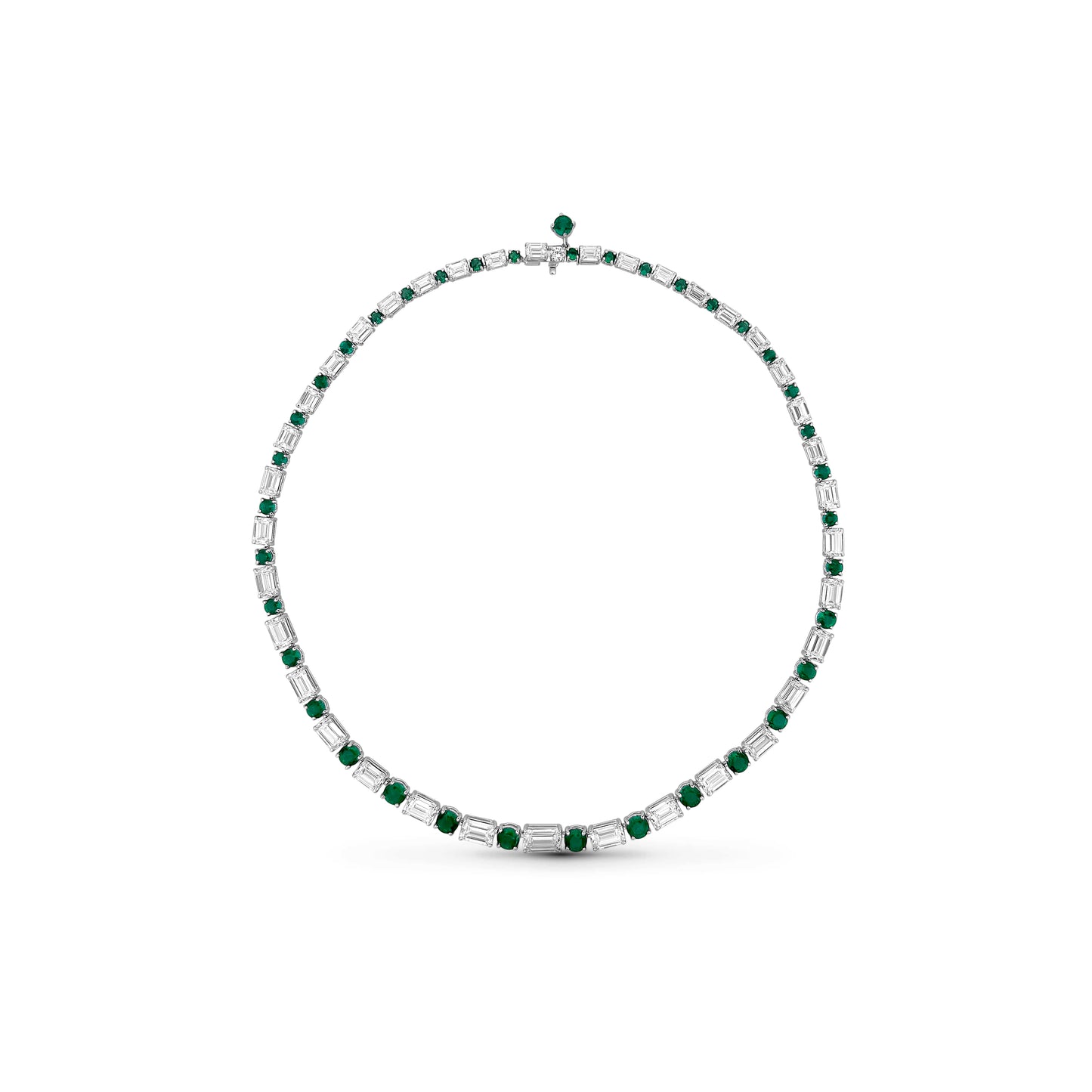 Man made Lab diamond necklace design