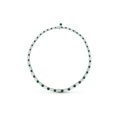 Man made Lab diamond necklace design