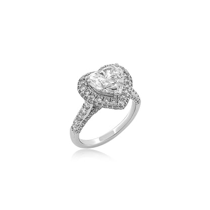 3.01 TW 2.10 CTS Diamond Ring