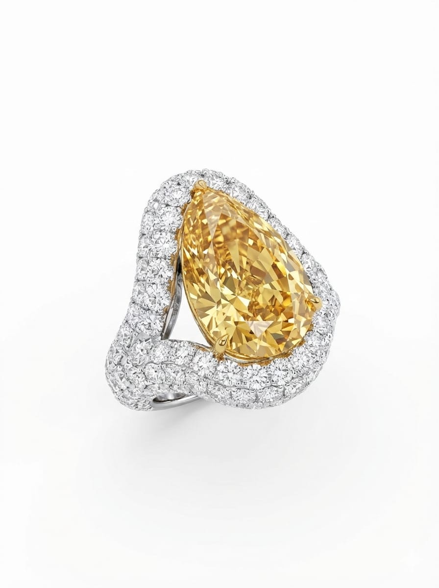 Rare Fancy Yellow Diamond Ring