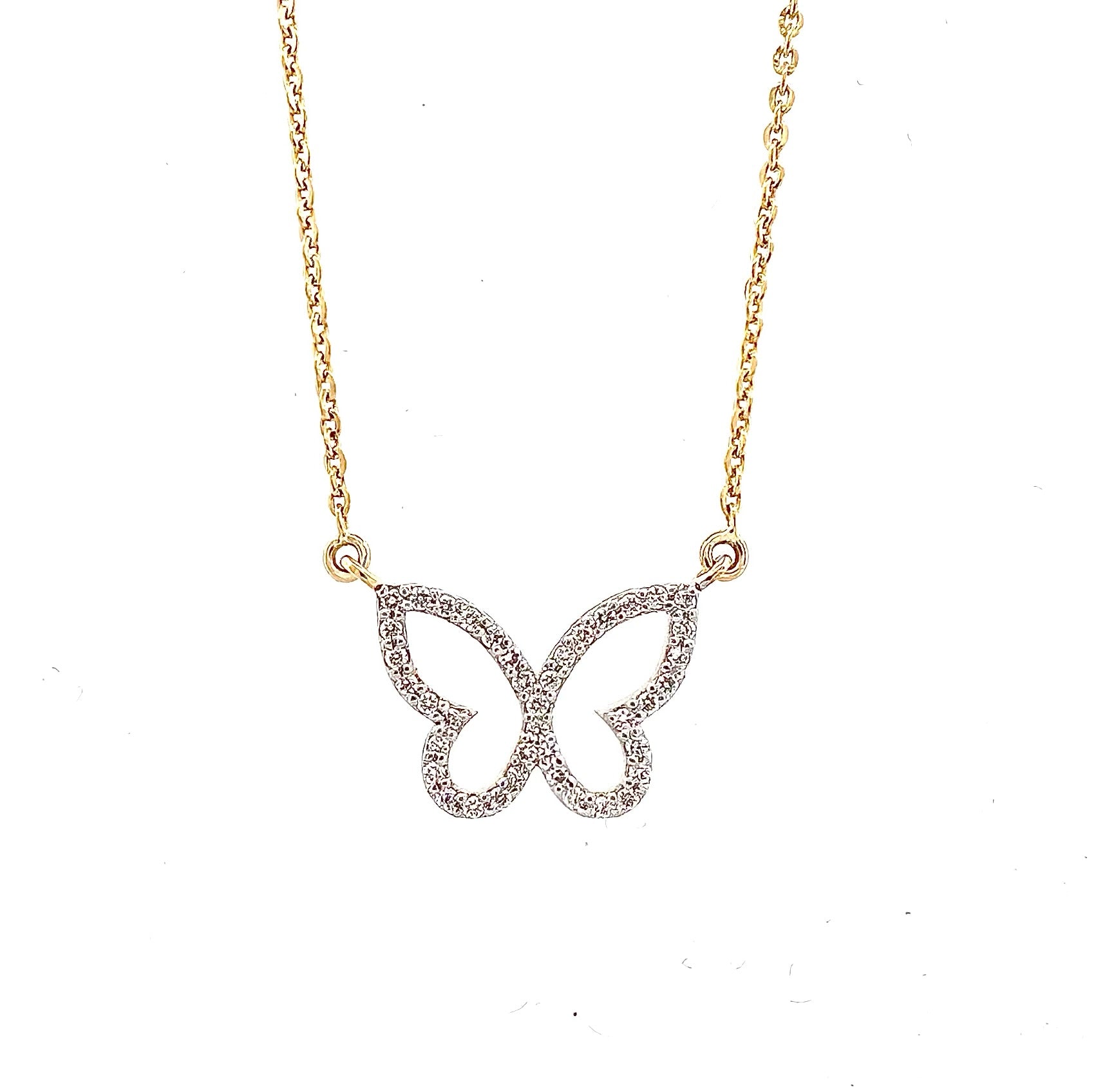 Papillon Lumière Diamond Pendant