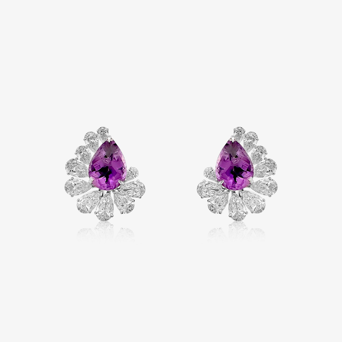 Amethyst Éclat Diamond Earrings
