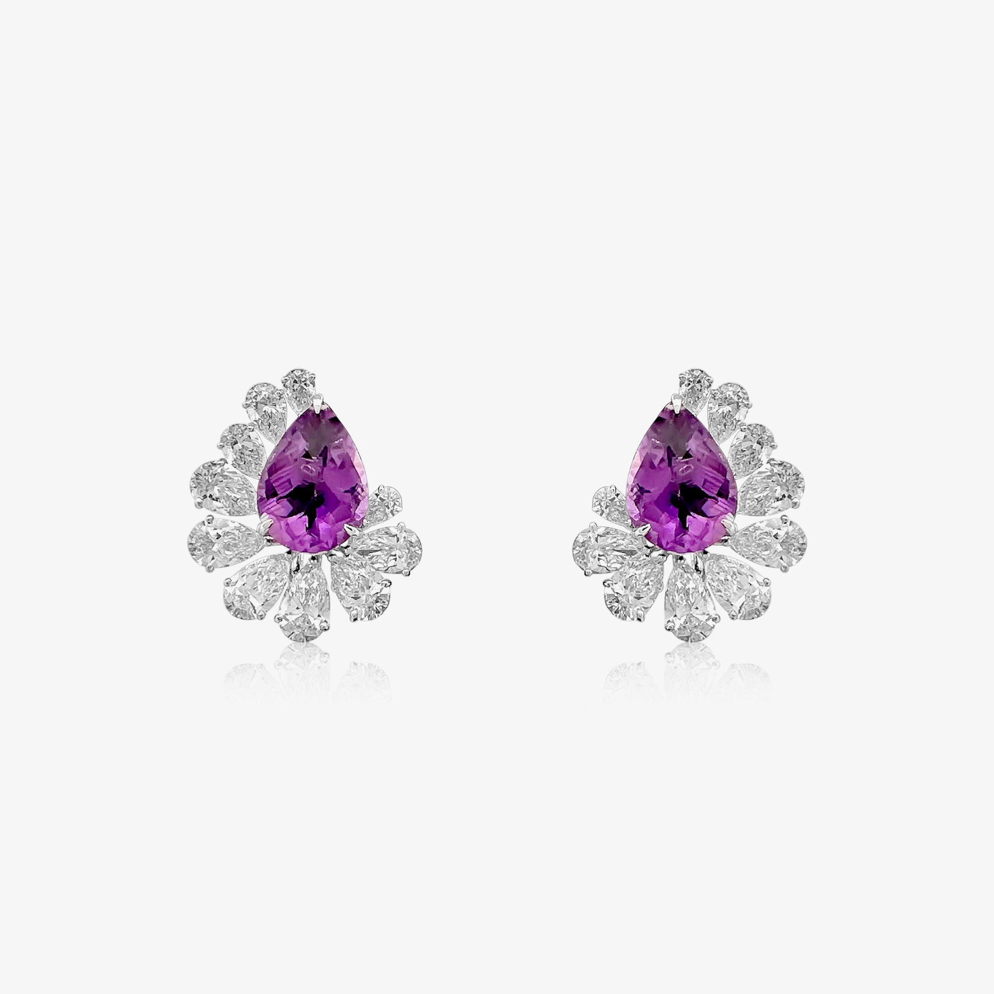 Amethyst Éclat Diamond Earrings