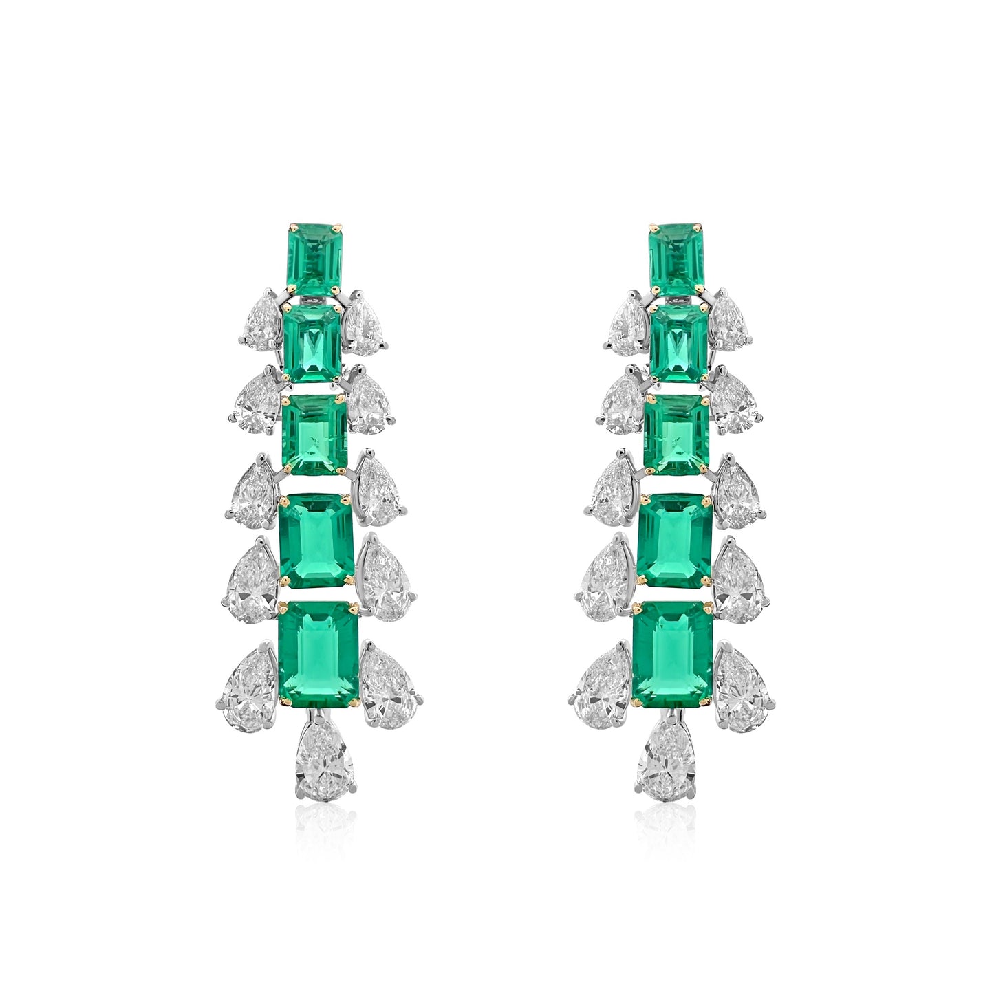 Emerald Cascade Earrings