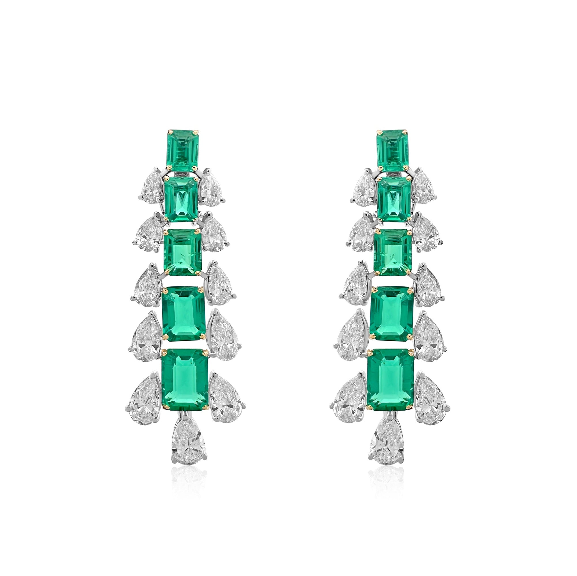 Emerald Cascade Earrings