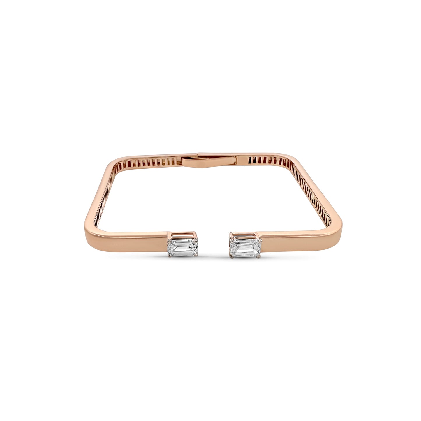 Élan Duet Emerald-Cut Diamond Cuff