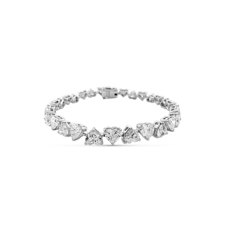 Eternal Amour Diamond Heart Tennis Bracelet – Eternal Amour Diamond Heart Tennis Bracelet