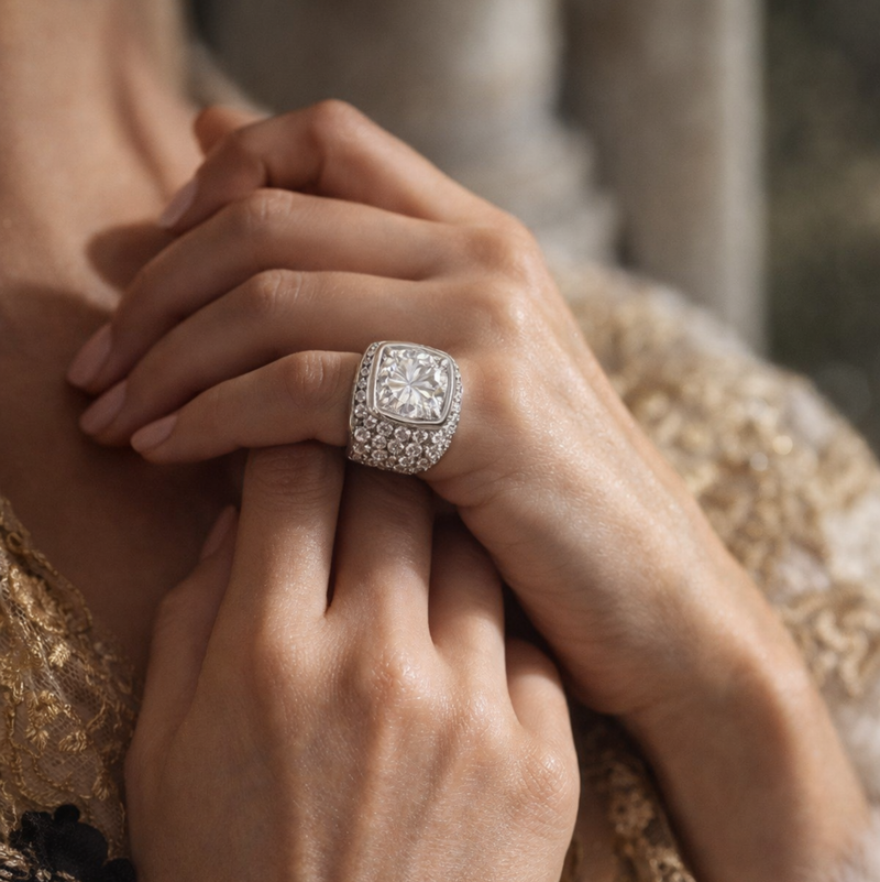 Imperial Radiance Pavé Diamond Ring – Imperial Radiance Pavé Diamond Ring